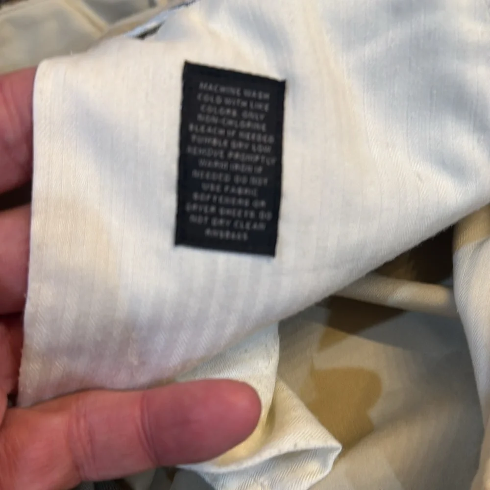 Men's Beige Chino Pants John W Nordstrom brand extremely‎ well made 100% cotton